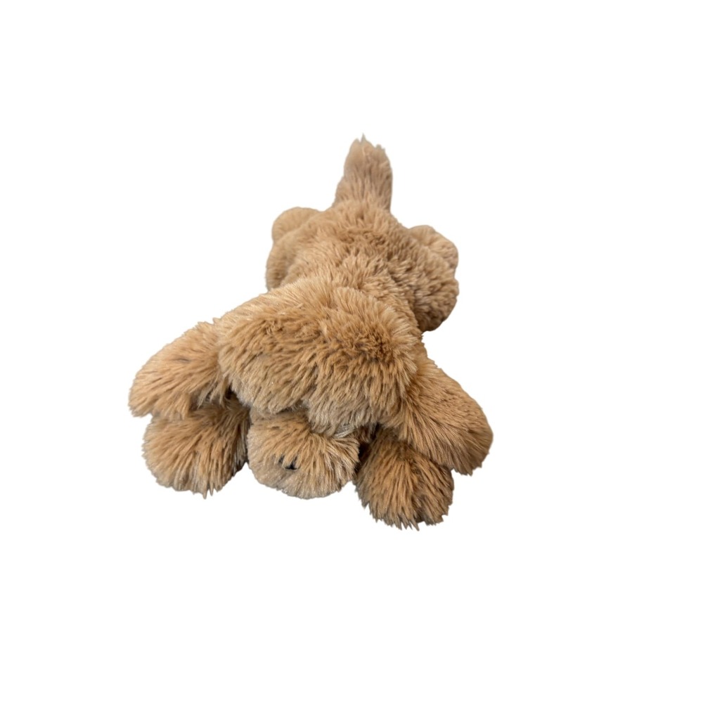FAO Schwarz Tan Puppy Dog Plush Stuffed Animal Small 12" Soft Toy Cuddly Buddy
